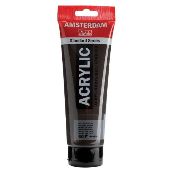 AMSTERDAM Acrylfarbe 250ml 17124030 vandyckbraun