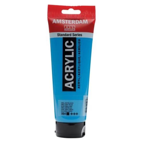 AMSTERDAM Acrylfarbe 250ml 17125640 brill.blau