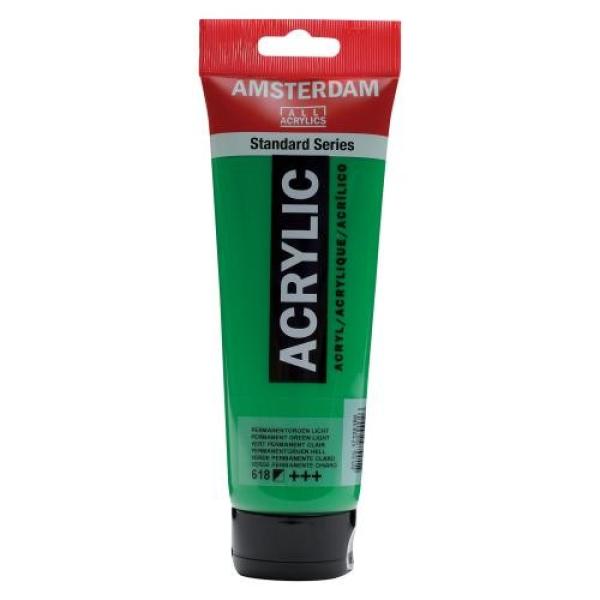 AMSTERDAM Acrylfarbe 250ml 17126180 perm.gruen h.