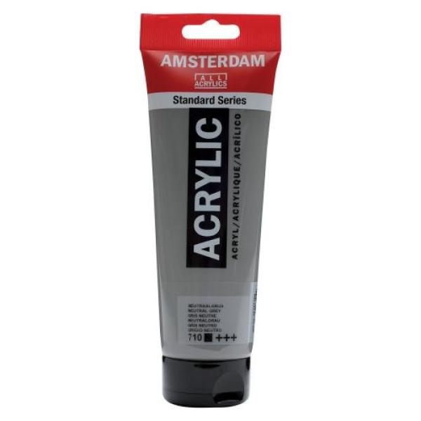 AMSTERDAM Acrylfarbe 250ml 17127100 neutralgrau