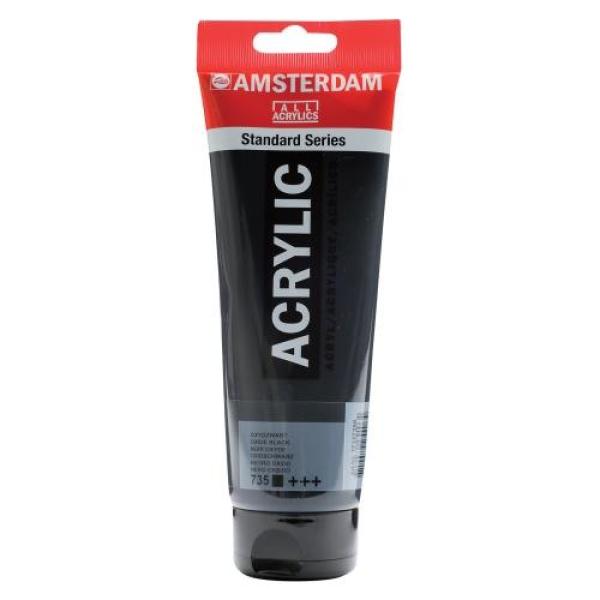 AMSTERDAM Acrylfarbe 250ml 17127350 ox.schwarz