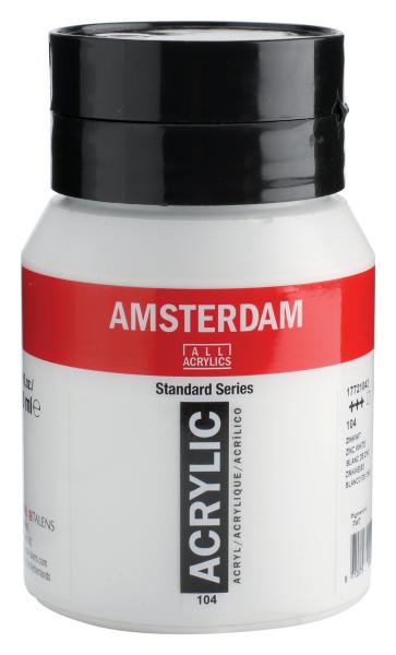 AMSTERDAM Acrylfarbe 500ml 17721042 zinkweiss