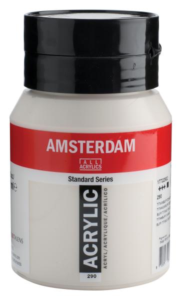 AMSTERDAM Acrylfarbe 500ml 17722902 titanbuff dunkel