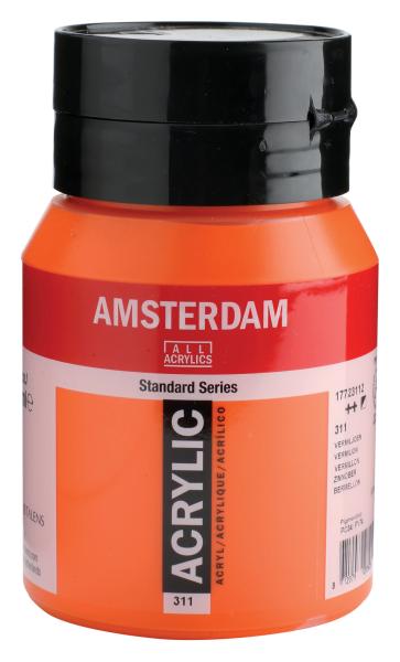 AMSTERDAM Acrylfarbe 500ml 17723112 zinnober