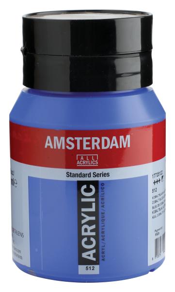 AMSTERDAM Acrylfarbe 500ml 17725122 Kobaltblau Ultramarin