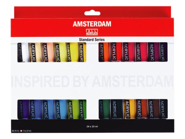 AMSTERDAM Standard Series Acryl Set 17820424 24x20ml