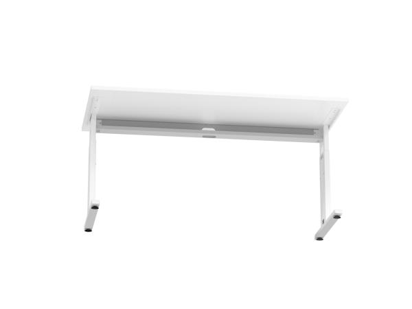 APOLLO Bürotisch ZERO 120x67cm VOS612/W/W weiss/weiss