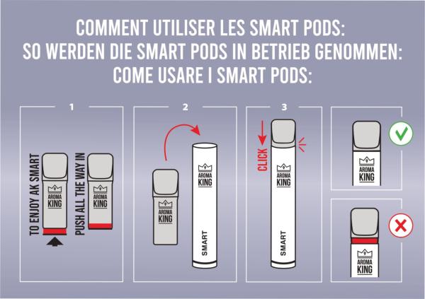 AROMA KING Smart Rechargeable Battery 0170030 White