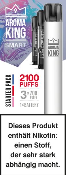 AROMA KING Smart Start Battery + 3 Pods 0170036 20mg