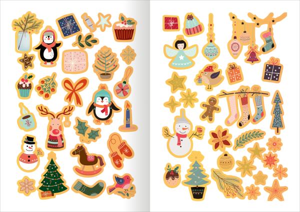 ARS EDITION Adventskalender 21x14.8cm 13392 Sticker