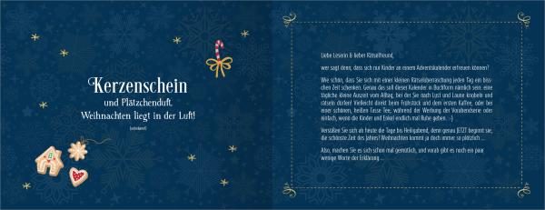 ARS EDITION Adventskalender 16x20.5x1.5cm 135732 24 Advents-Rätsel Ruhestand