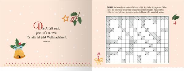 ARS EDITION Adventskalender 16x20.5x1.5cm 135732 24 Advents-Rätsel Ruhestand