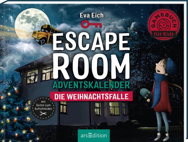 ARS EDITION Adventskalender 20.6x15.6cm 34856419 Escape Room Weihnachtsfalle