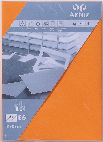 ARTOZ Couverts 1001 E6 107374185 100g, orange 5 Stück