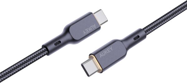 AUKEY Cable USB-C-to-C,Kevlar Core CB-KCC102 1.8m,Nylon Braided,100W,Bl.