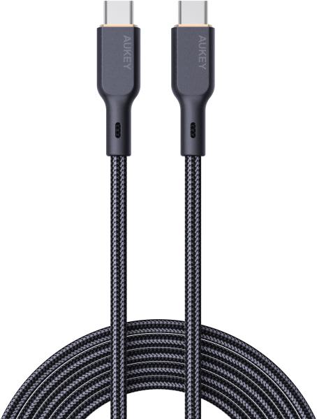 AUKEY Cable USB-C-to-C,Kevlar Core CB-KCC102 1.8m,Nylon Braided,100W,Bl.