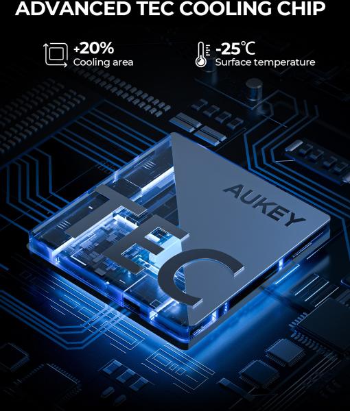 AUKEY MagLink Freeze Phone 15W HD-M12 Mount Cooling