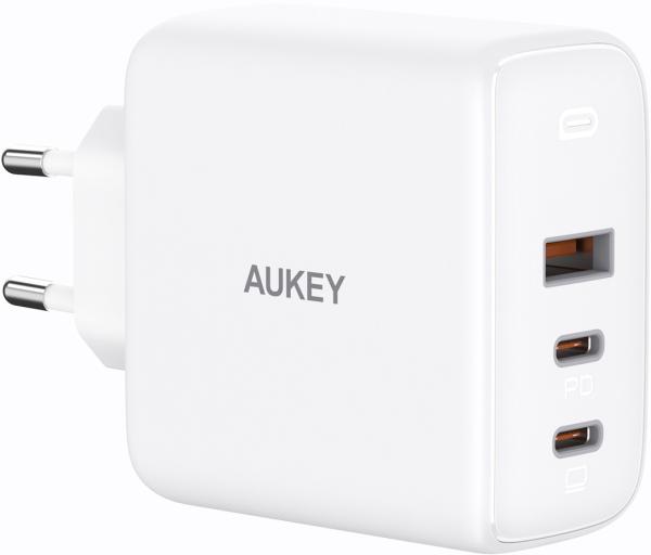 AUKEY Omnia Mix3 90W 3-Port PD GaN PA-B6S-WT 3-Port 2xUSB-C&1xUSB-A,WT