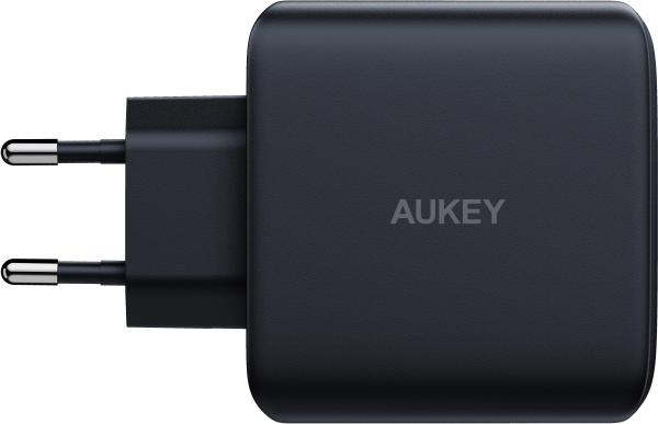 AUKEY OmniaMix II 65W GaN PD PA-B6T BK 3-Port, Wall Charger Black