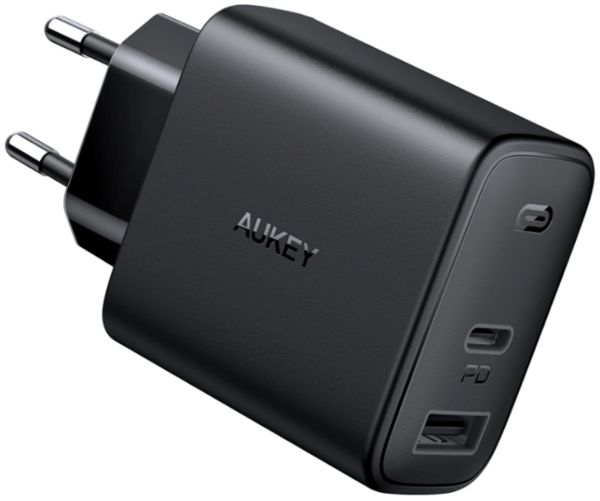 AUKEY Swift 32W PD 2-Port PA-F3S Wall Charger black