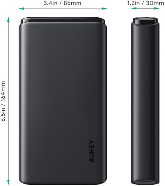 AUKEY Sprint Ultra 26800mAh Powerb PB-Y24 65W,2xUSB-C,1x USB-A