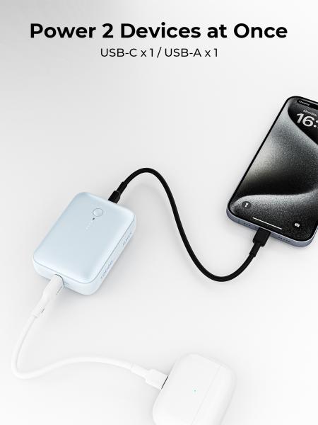 Aukey spark mini 10000, 20w, pd,qc pb-y55 bl powerbank,blue,usb-c,usb-a - Aukey-pb-y55-bl-0689323788323-07.jpg