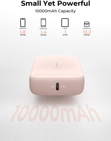 Aukey spark mini 10000, 20w, pd,qc pb-y55 pi powerbank,pink,usb-c,usb-a - Aukey-pb-y55-pi-0689323788316-05.jpg