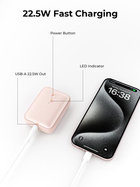 Aukey spark mini 10000, 20w, pd,qc pb-y55 pi powerbank,pink,usb-c,usb-a - Aukey-pb-y55-pi-0689323788316-06.jpg