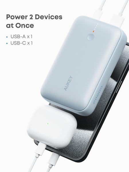 Aukey spark mini 20000, 20w, pd,qc pb-y57 bl powerbank,blue,usb-c,usb-a - Aukey-pb-y57-bl-0689323788354-03.jpg