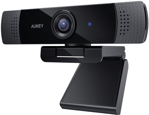 AUKEY Stream Webcam 1080P Dual Mic PC-LM1E black, USB 2.0