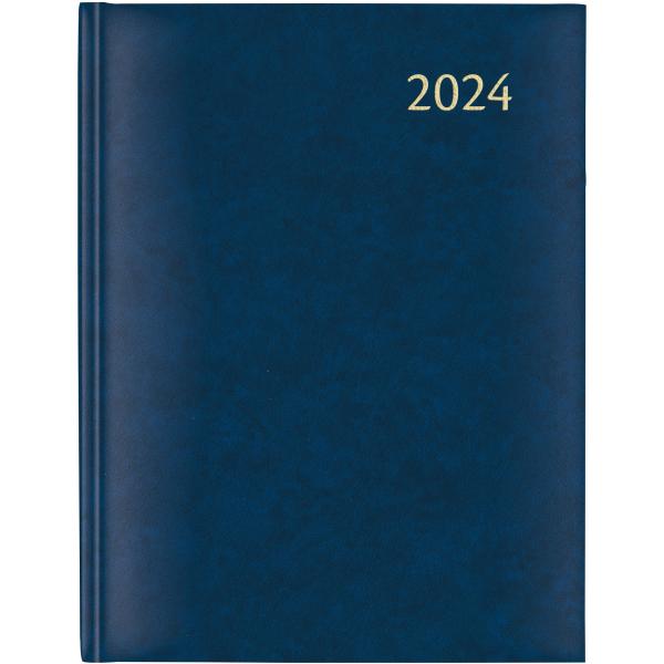 AURORA Agenda 7Tf Florence 2024 2715B 1W/2S, blau, ML 21x27cm