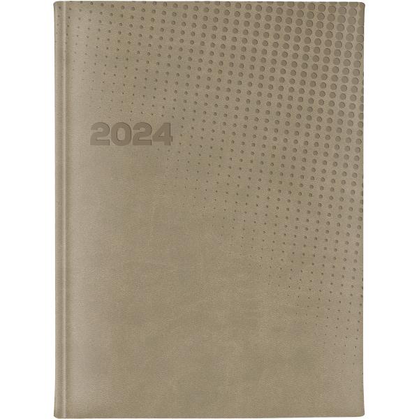 AURORA Agenda Business Vivella 2024 2916 1W/2S, ass., ML 17.5x22.5cm