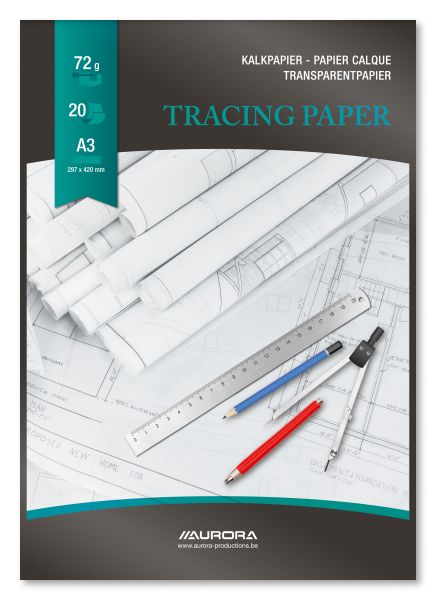 AURORA Transparentpapier A3 CA120 75g 20 Blatt