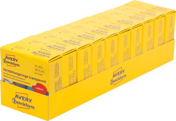 Avery zweckform verstärkungsringe 13mm transp. 3510 500 stück - Avery-zweckform-3510-4004182035108-02.jpg