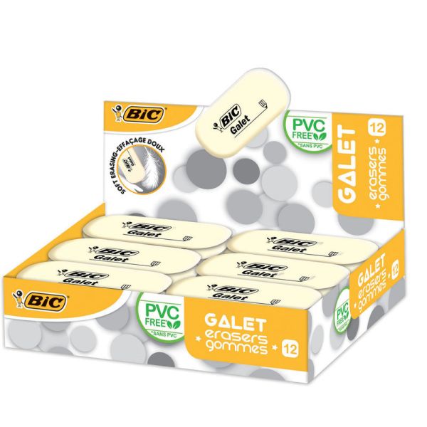 BIC Radiergummi Galet 400847720 12 Stück