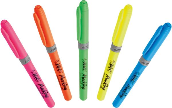 BIC Highlighter Grip 811931 blau 12 Stück