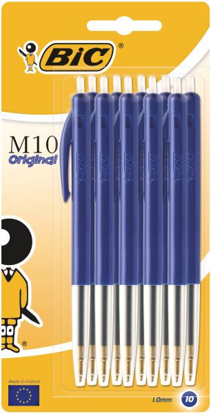 BIC Kugelschreiber M10 8322353 blau, 10 Stück