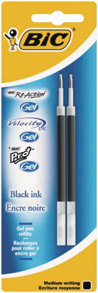 BIC Gel Roller 0,7mm 862228 schwarz 2 Stück