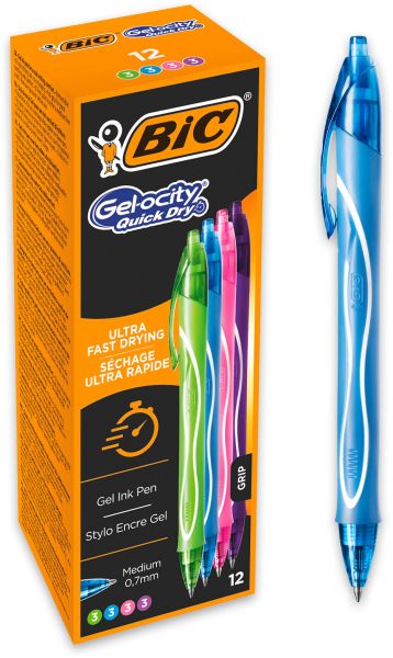 BIC Gel-ocity quick dry 964826 Fun assortiert, 12 Stück