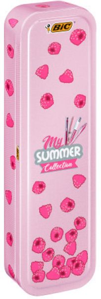 BIC Summer Metal Box 978219 pink 4 Stück