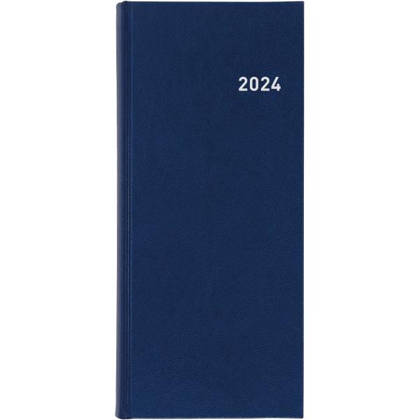 BIELLA Geschäftsagenda Tower 2025 00311050024U blau, 1T/2S, 13,5x31,5cm