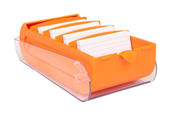 BIELLA Karteikartenbox Bunny Box A7 20879135U orange 250x132x85mm