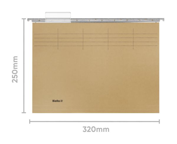 BIELLA Hängemappen-Set A4 26945500U oliv 5 Stück