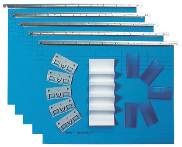 BIELLA Hängemappe-Set 27145505U blau 5 Stück