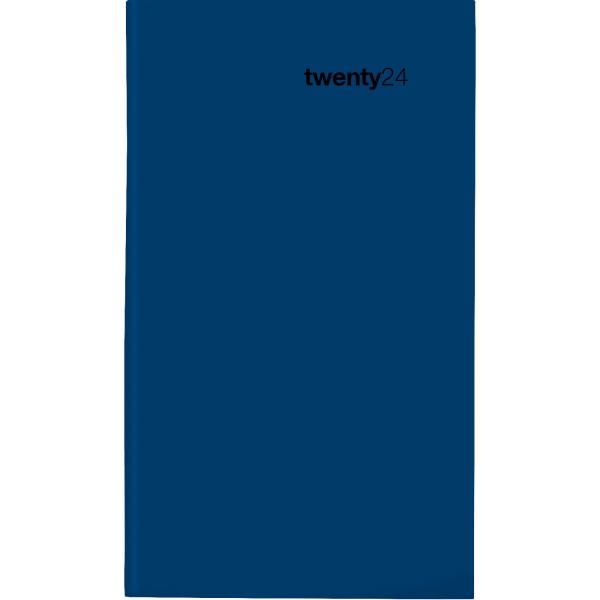 BIELLA Taschenagenda Colorful 2024 30760050024U blau, 3½T/S, 8,7x15,3cm