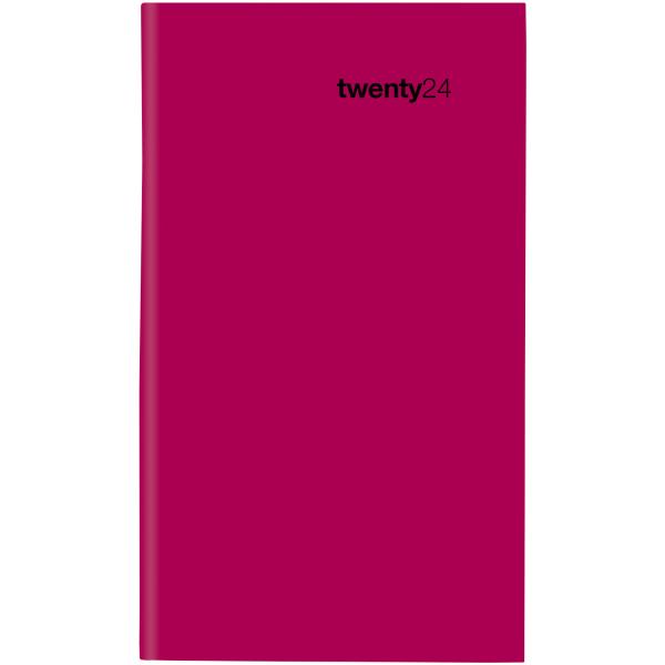 BIELLA Taschenagenda Colorful 2024 30760400024U pink, 3½T/S, 8,7x15,3cm