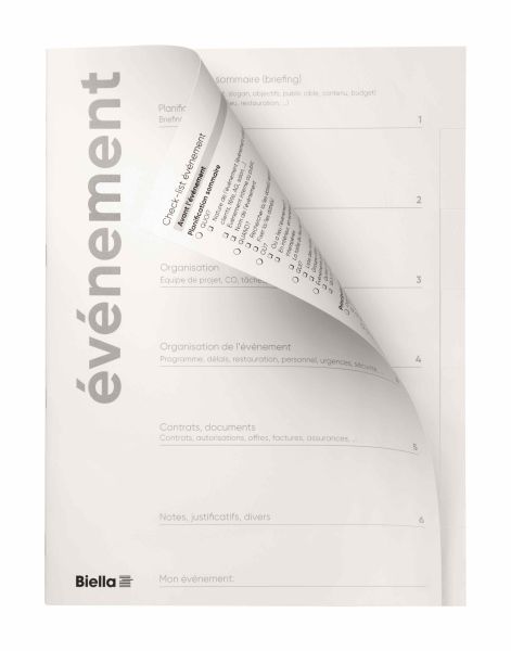 BIELLA Eventmappe Expert A4 331030691U weiss, 240g, 6-teilig