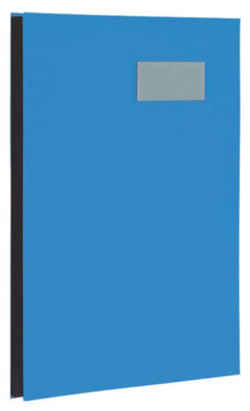 BIELLA Unterschriftenmappe A4 34141005U blau, Register 1-10 240x340mm