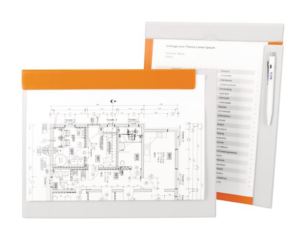 BIELLA Magnet-Klemmbrett A4 34740235U Attraction orange