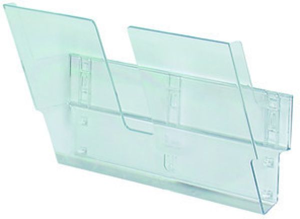 BIELLA Wandfach Murama A4 quer 36545003U transparent, bis 200 Blatt